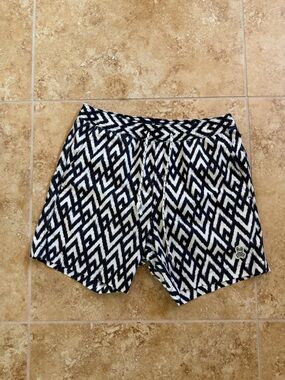 Psycho bunny Black & White Geometric Trunks